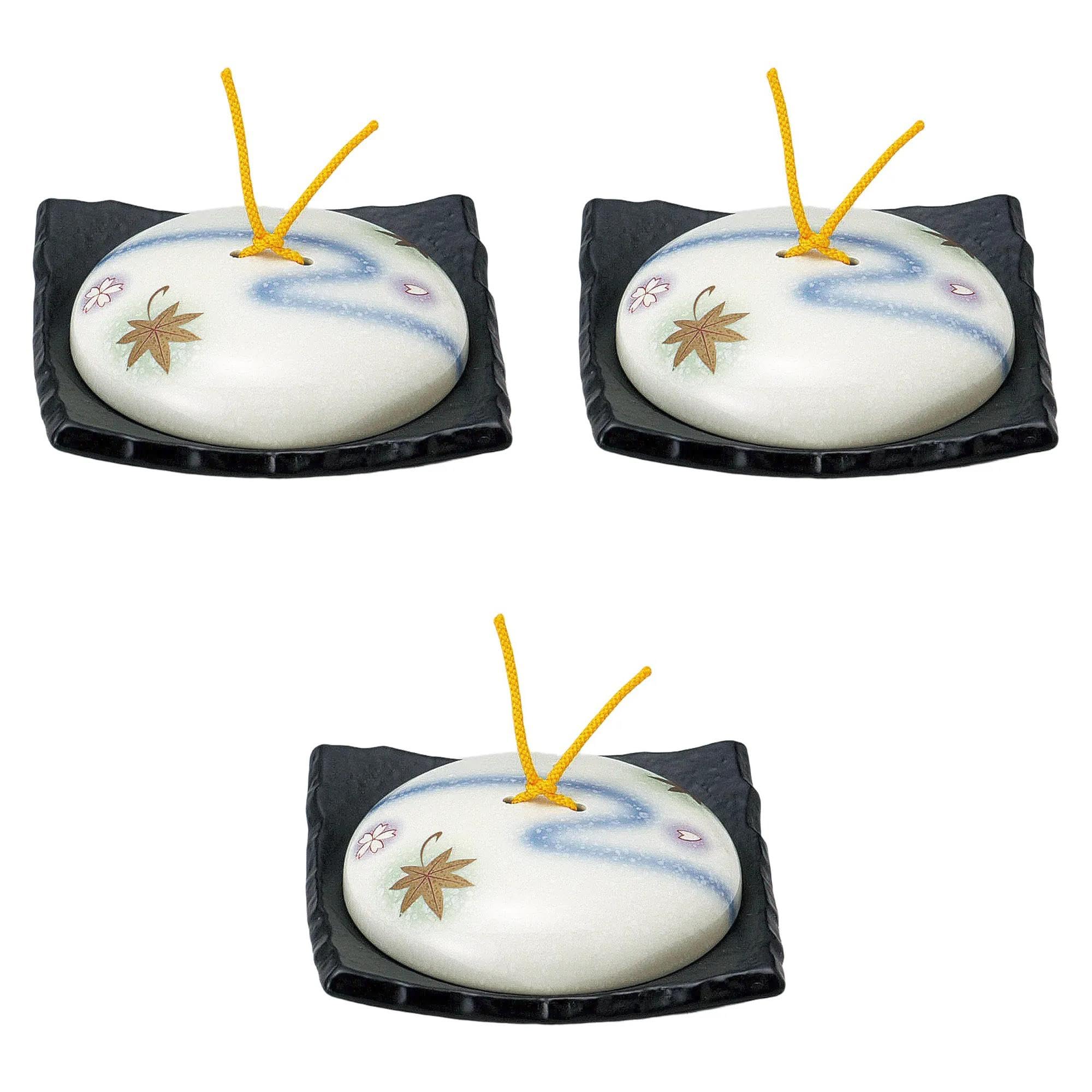 

Набор из 3 квадратных керамических горшков Ryusui Shunju Ishime x x Керамические горшки с усиленным прямым Setomonohonpo (Маленький) [17.3 17.2 5.5 см] Крышки, Тепло,