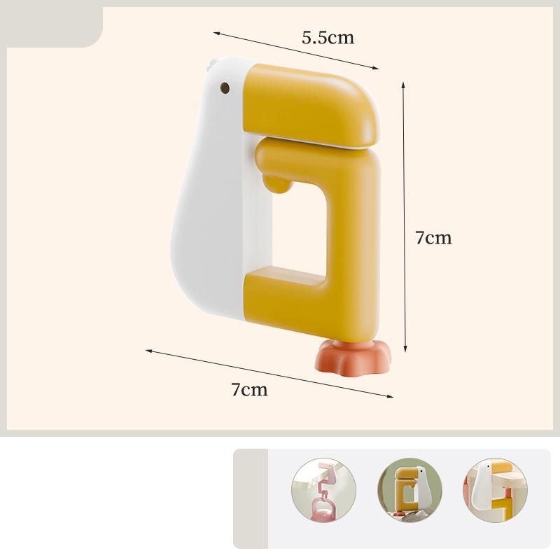 

Думающая утка портативный крючок подвесной декор стол кошелек сумка крючок настенная вешалка кронштейн сумка не пробивая школьные канцелярские принадлежности One Size жёлтый