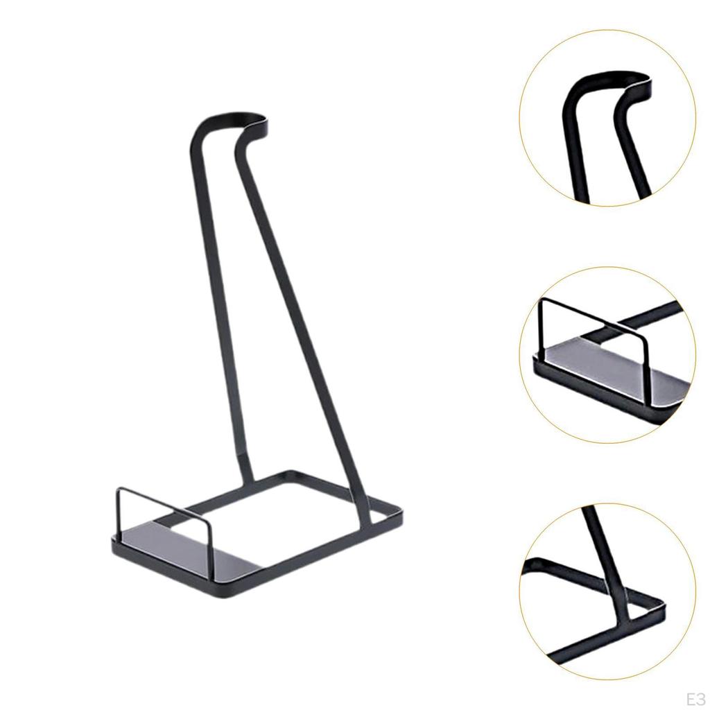 Vacuum Cleaner Holder, Support Bracket, Metal Storage Rack for Living Space