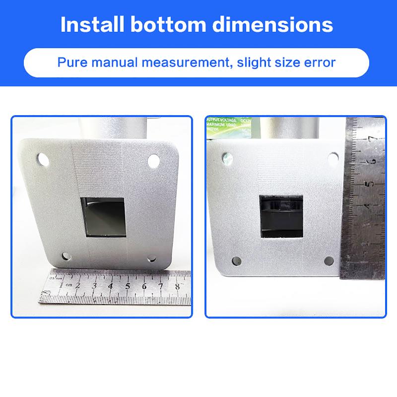 Gesichtserkennung Zugangskontrollsystem Wandmontagehalterung Universelle Mehrrichtungsanpassung Aluminiumlegierung Basis