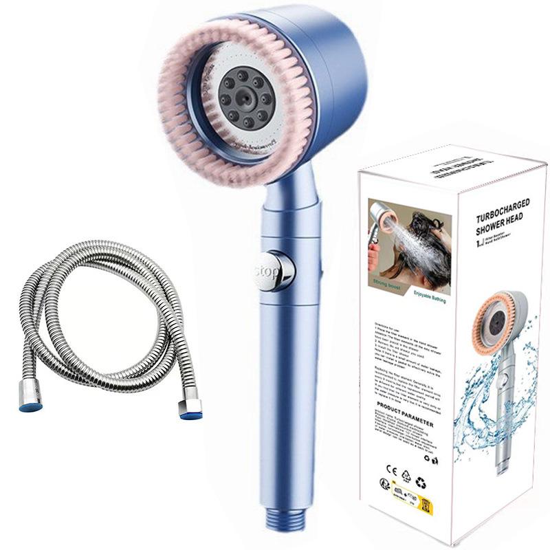 Powerful Pressurized Handheld Lotus Showerhead with Filter