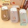 Durable Capybara Stationery Bag Large Capacity Cartoon Pencil Pouch ins Capybara Pen Bag  Students