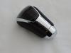 Toyota 210 Series Crown Athlete Genuine Shift Knob Genuine Leather Carbon Fiber Look Black Gear Knob Leather Transmission Compatible with Many Cars