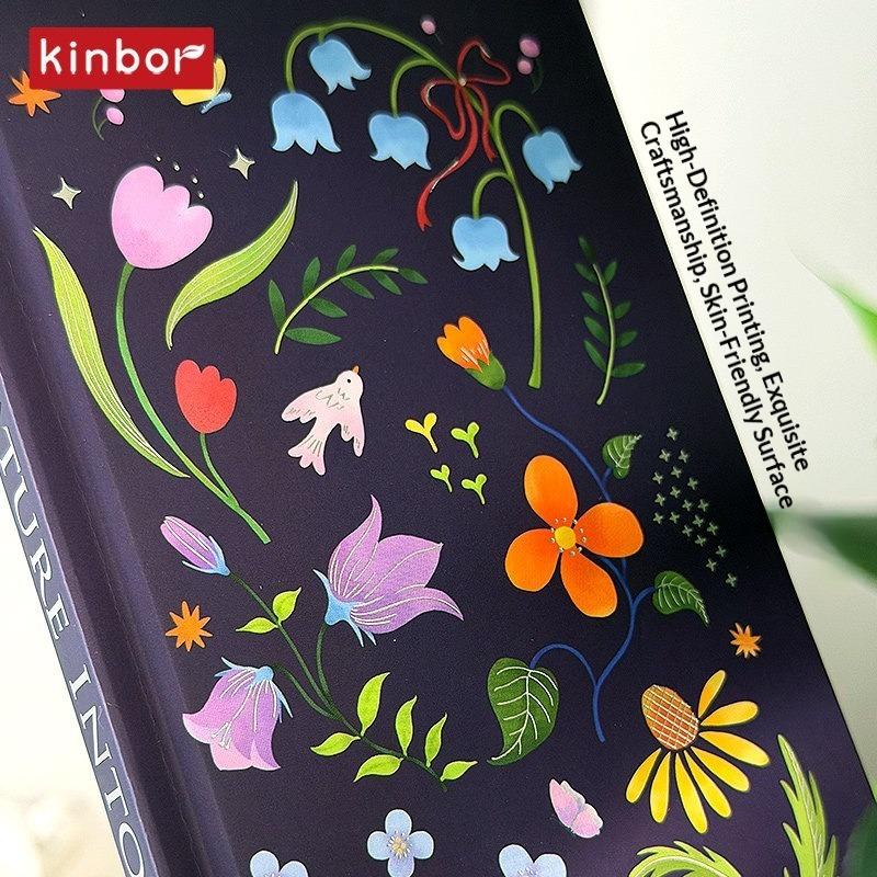 Kinbor Artist Illustrated Weekly Planner Mini Self-Date Organizer Notebook Daily Plan Journal for Work/Travel/Study Kawaii Gifts