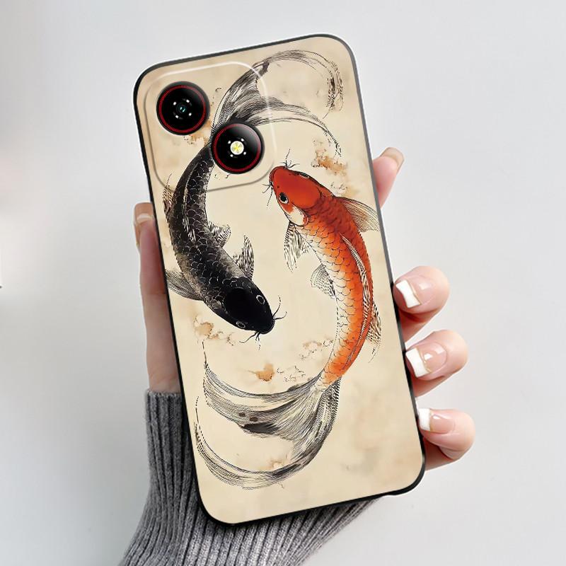 For ZTE Blade A35e Case Luxury Cute Cool Boys Girls Soft Matte Silicone Back Cover For ZTE Blade A35e Phone Bag Shell BladeA35e