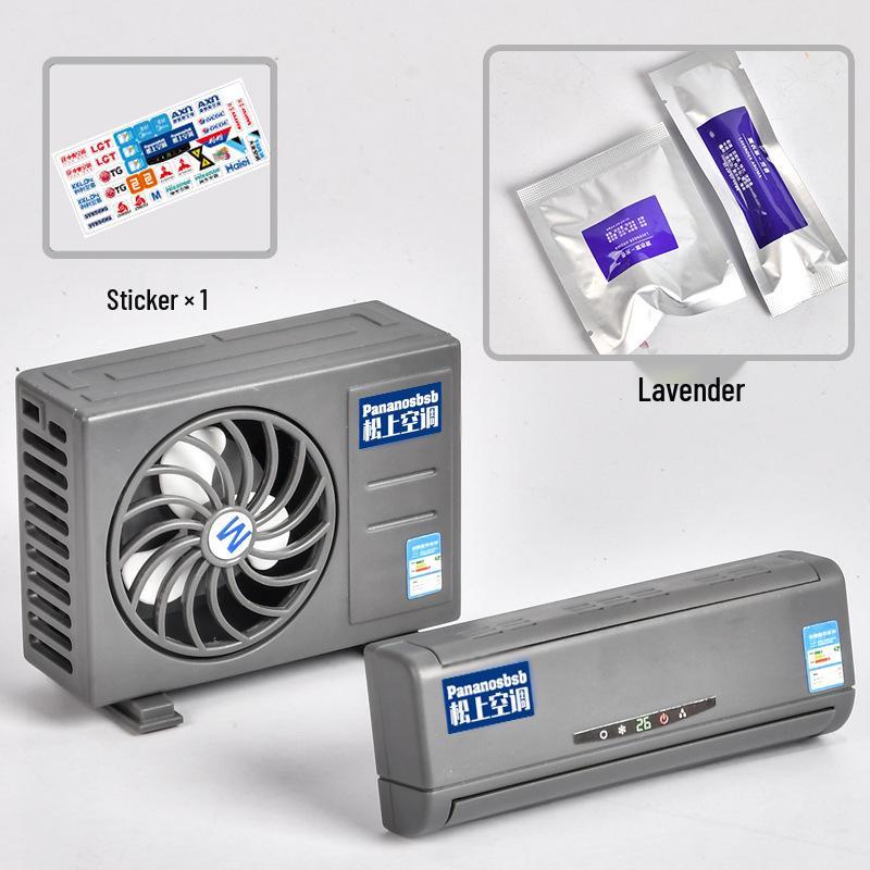 Solar-Powered Car Mini Air Conditioner & Aroma Diffuser Ornament