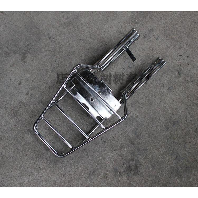 Golden Monkey Gorilla Motorcycle Rear Luggage Rack - Electroplated Tail Accessory