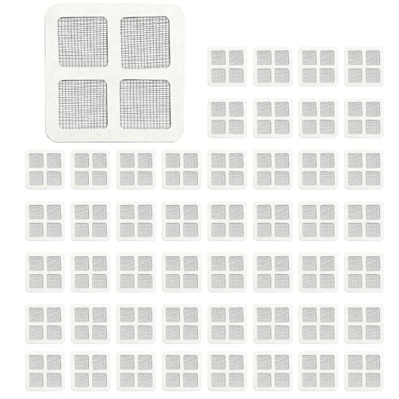 10/50Pcs Drain Cover Stickers NonWoven Fabric Hair Catcher Sticker For Hair Clog Prevention And Insect Prevension