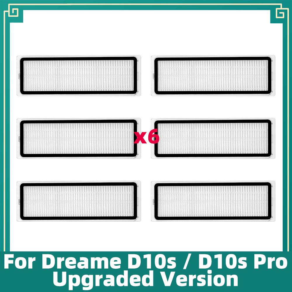 Compatible with Dreame D9 Max Gen 2/D10s/D10s Pro Replacement Parts Main Brush, Side Brush, HEPA Filter, Mop Cloth Accessories