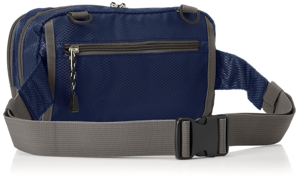 Captain STAG Waist Navy Bag,