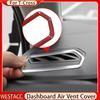 Auto Air Vent Outlet Rahmen Aufkleber Trim Abdeckung für Volkswagen VW T-cross Tcross 2018 2022 2023 LHD