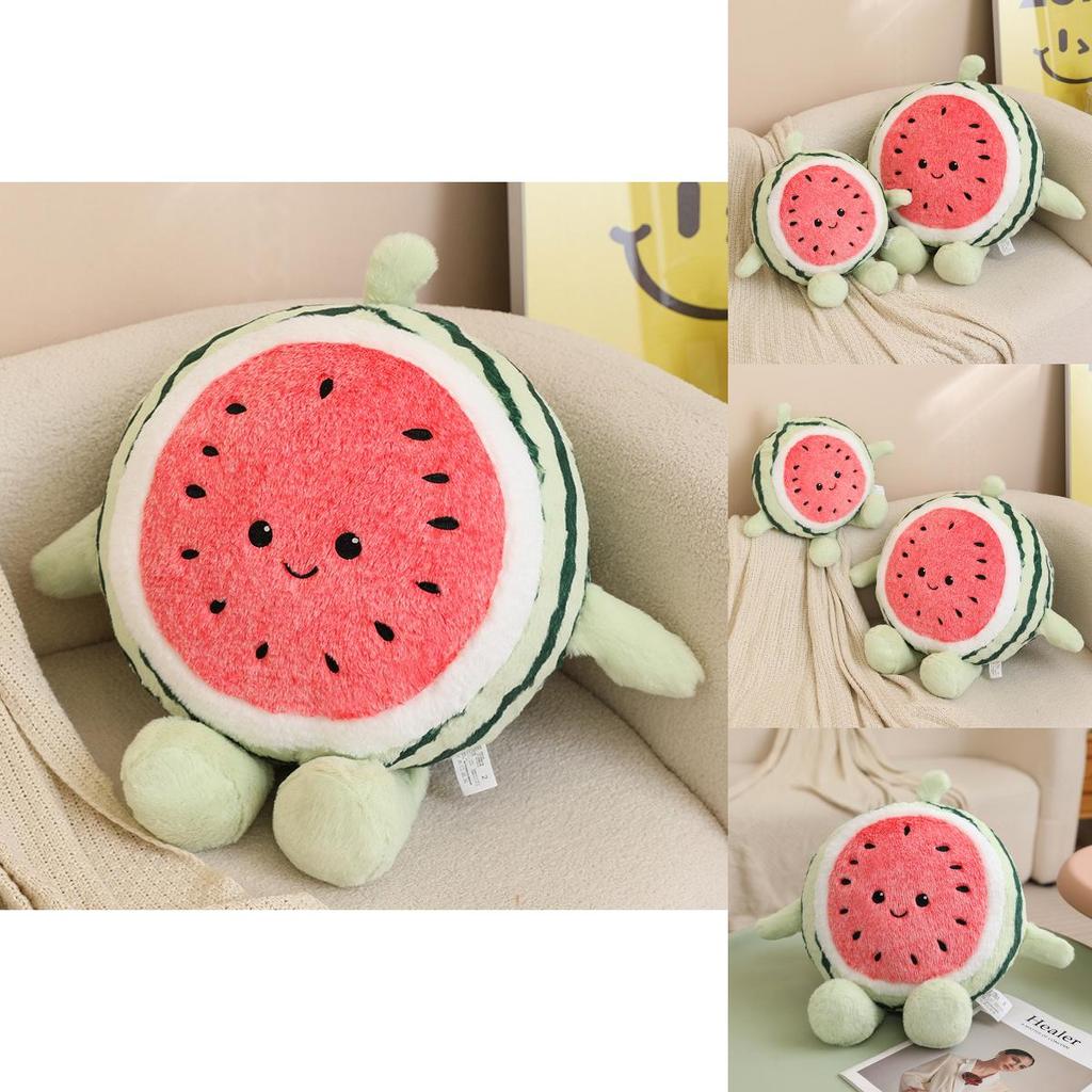 Watermelon Plush Toy With Soft Short Pile For Kids And Giftgiving