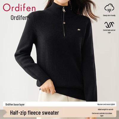Odelis Women's Half-Zip Thermal Base Layer Sweater