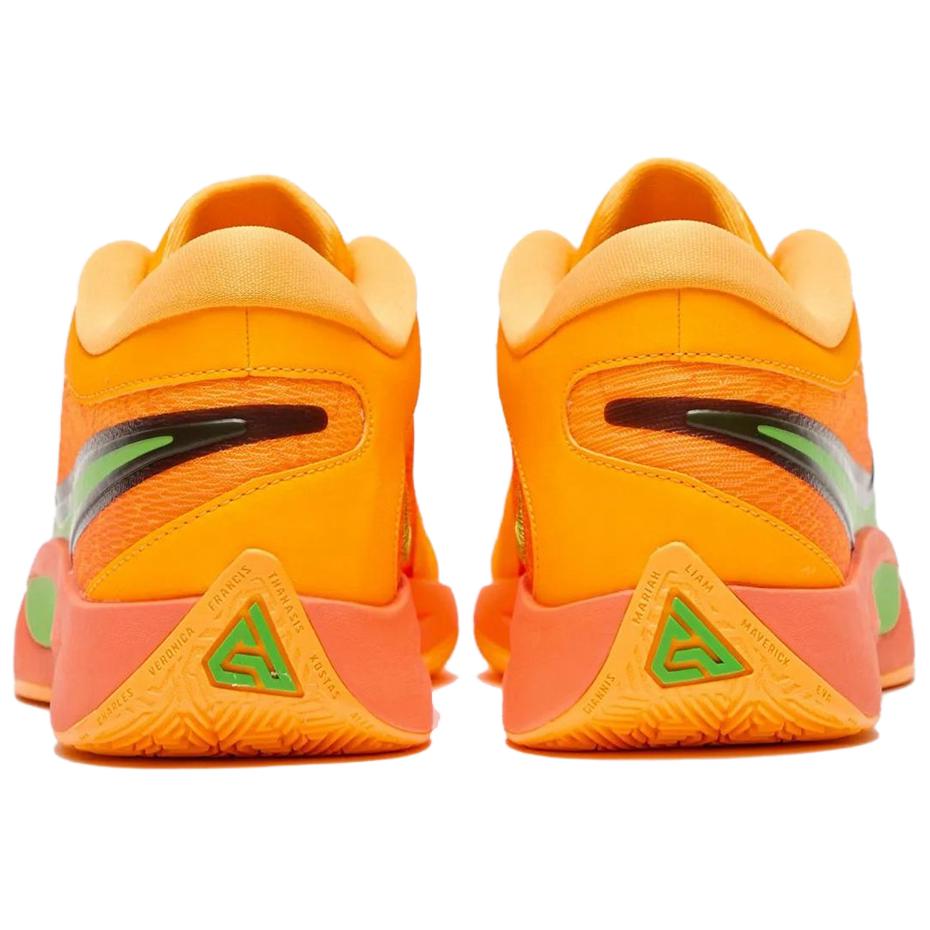 Nike Giannis Freak 6 Fright Night Unisex Sneakers Orange Light-Wild-Mango Action-Green FJ7792-601