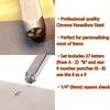 37pcs Number & Letter Stamp Set,Perfect for Imprinting Metal Stamping kit, Professional High Hardness CR-V Steel