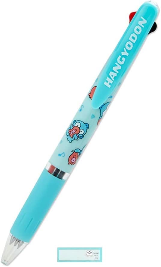 Sanrio Jetstream Ballpoint Made In Hangyodon Set and Name 3-Color 0.5 Pen, Japan, (Pen Sticker)