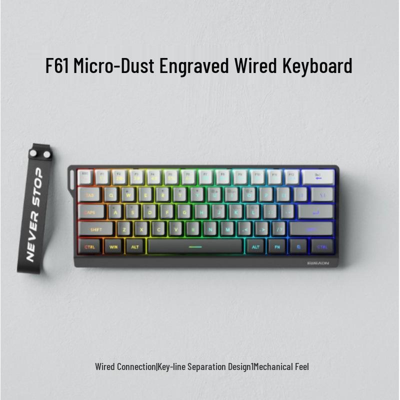 Qianxingzhe F61/F68 Portable Bluetooth Mechanical-Feel Wireless Keyboard