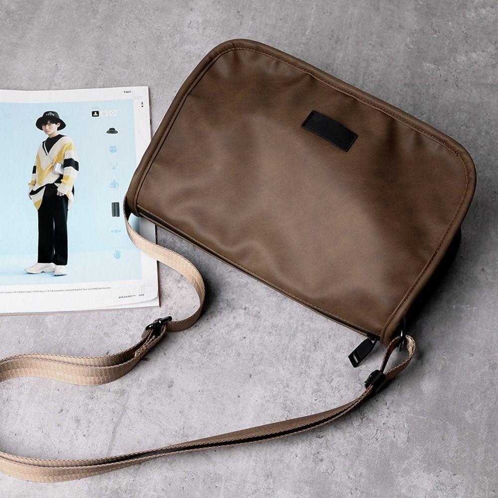 Dull Polish Shoulder Belt Bags Waterproof Single-shoulder Bag High Quality Male Shoulder Bag  Men