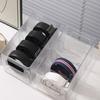 Acrylic Cosmetic Storage Box Large Capacity Portable Desktop Skincare Basket Transparent Display Case Desk Rack Accessory