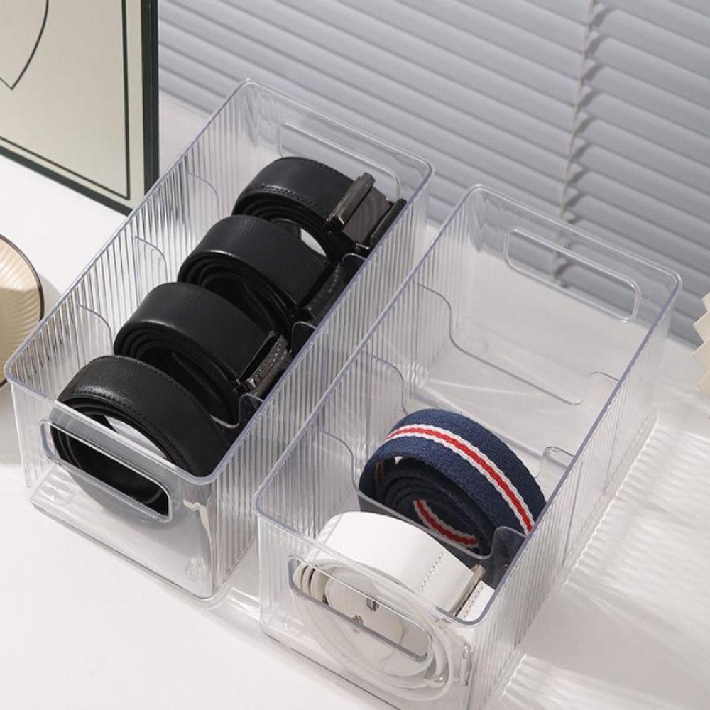 Acrylic Cosmetic Storage Box Large Capacity Portable Desktop Skincare Basket Transparent Display Case Desk Rack Accessory