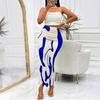 Women Fishtail Skirt Zebra Pattern Hip-Covering Maxi Skirt High Waist Office Lady Long Skirt Work Leisure Daily Wear