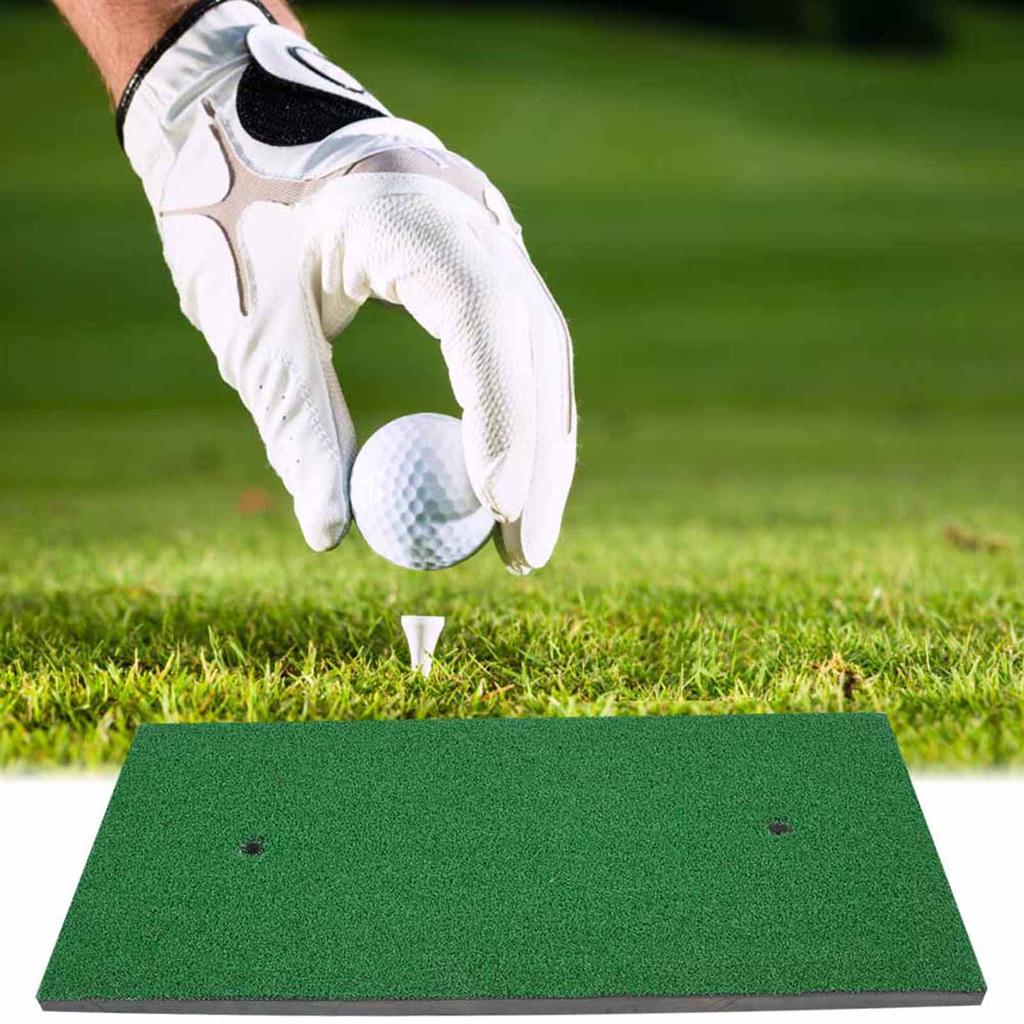 Portable Golf Mat Grass Pad Skill Tool Training Practicing 60*30cm