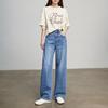 Chuyu Women's Retro High-Waist Loose Fit Banana Jeans