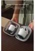 Portable Ceramic Panda Tea Set: Includes Teapot and Two Teacups - Perfect for Travel or Business Gifts