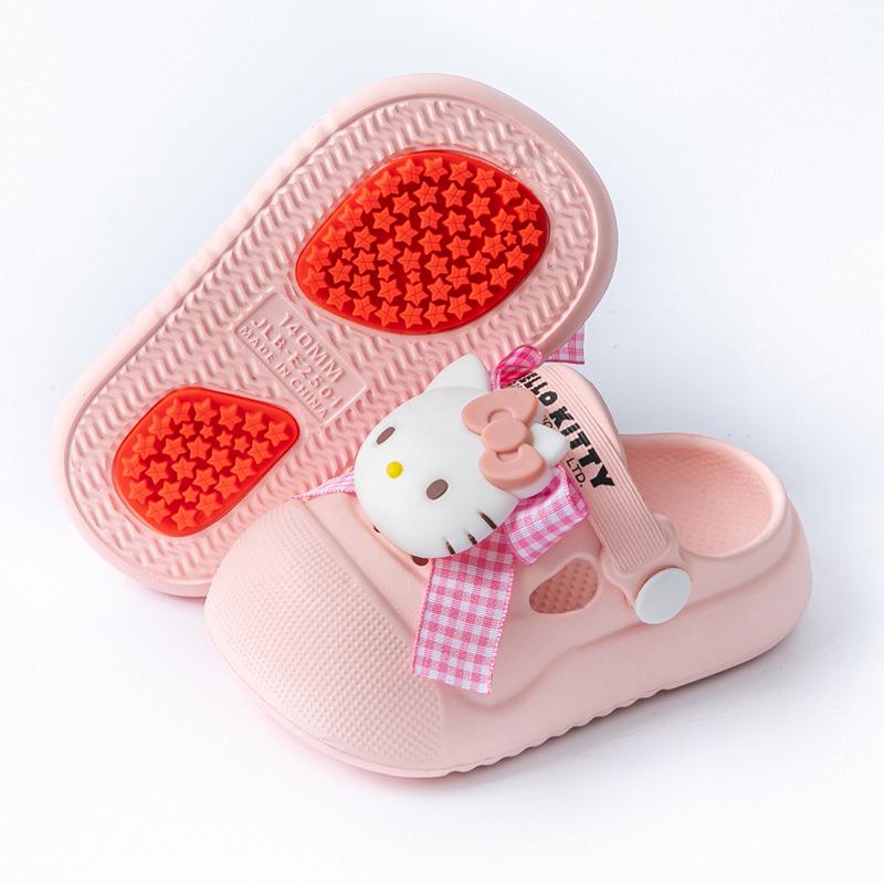 Sanrio Girls' Summer Slippers: Non-Slip, Closed-Toe Clogs & Sandals for Indoor/Outdoor Use