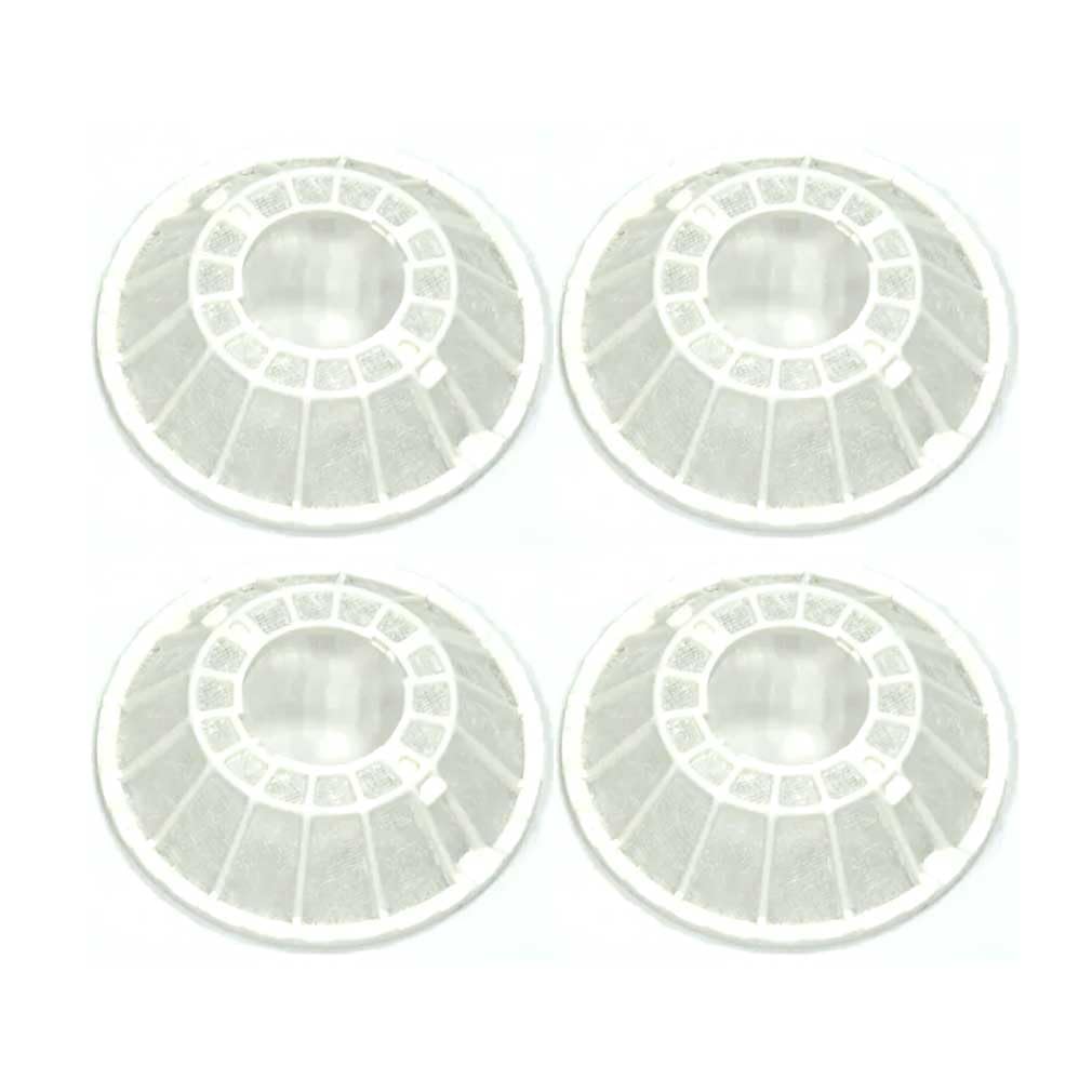 Nobby Hair Dryer High-Performance Filters, New Model, White, Set of 4