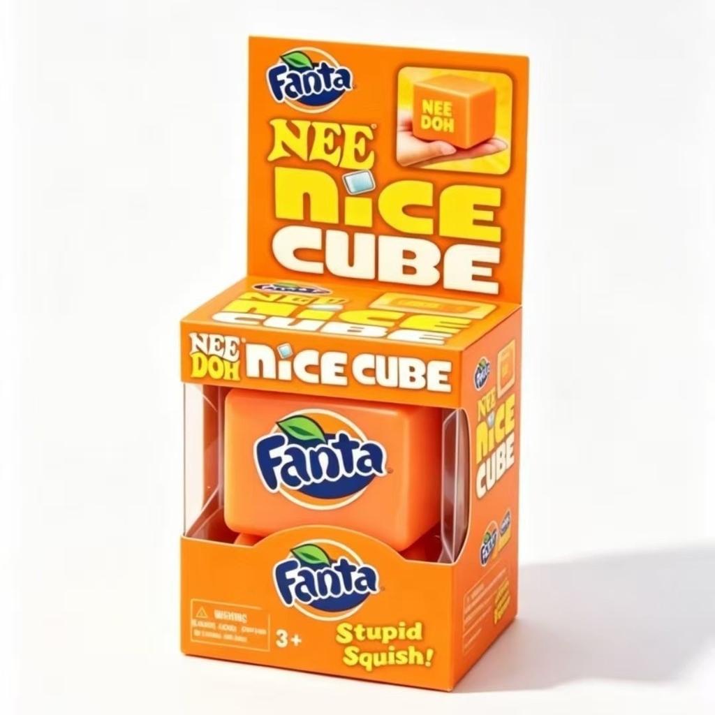Needoh Maltose Ice Cube Sensory Toy Decompression Cube Pinch Le Decompression Vent Toy