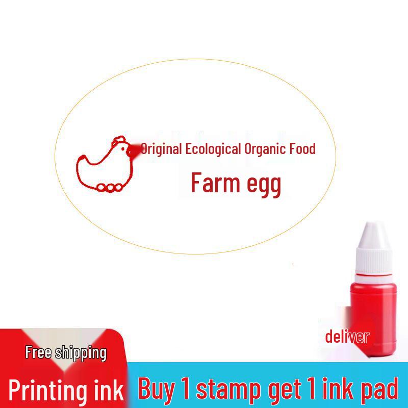 Egg Stamp for Branding: Duck, Goose, Quail