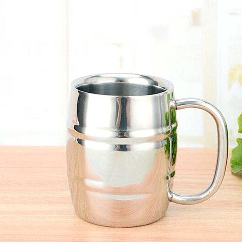 Stainless Steel Drinking Mug Reusable Water Tumblers Shatterproof Drinking Cups Perfect for Parties Outdoor Activities
