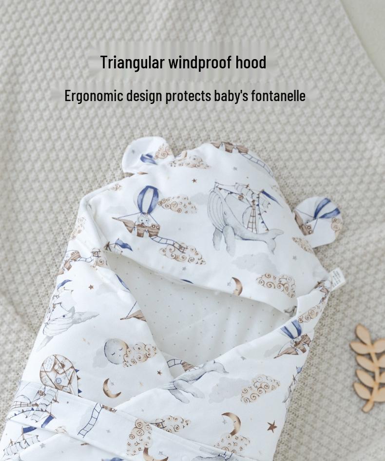 Newborn Mulberry Silk-Cotton Swaddle Blanket