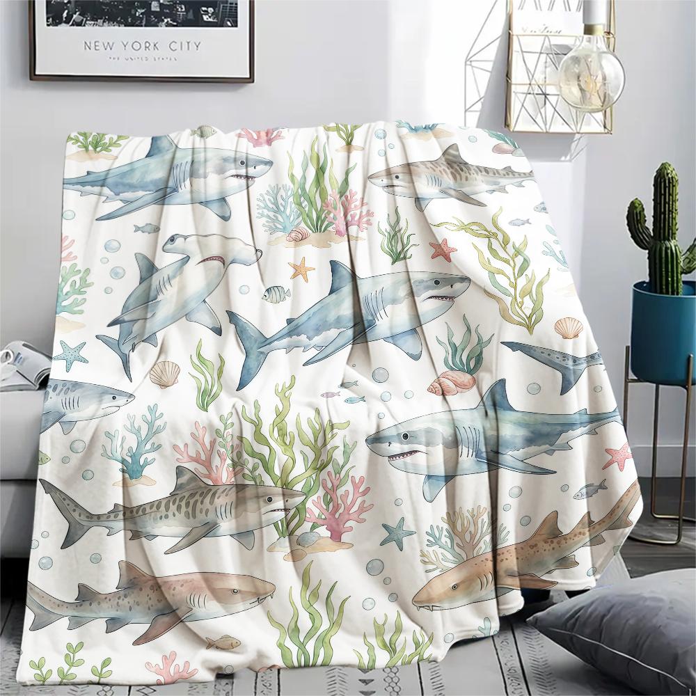 Fresh animal flowers Print Flannel Blanket High quality Comfortable for All Seasons Home Decor Warmth and Comfort Perfect for Christmas Gifts