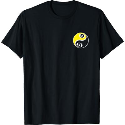 Billiards T-shirt Pool Shirt 8 Ball 9 Ball Skull Tee(1)