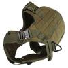 Pet Military Harness Chest Back Velvet Material Suitable for Large and MediumSized Dogs(L )