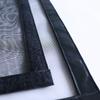 Neues Fenster-Fliegengitter mit Reißverschluss und unsichtbarem Fiberglas - Individuell anpassbare Größe Schwarzes Netz Sommer Schutz vor Mücken und Fliegen