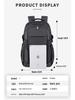 High-End Fashion Backpack: Lightweight, Waterproof, Unisex, Travel & Commuter Bag with Laptop Compartment