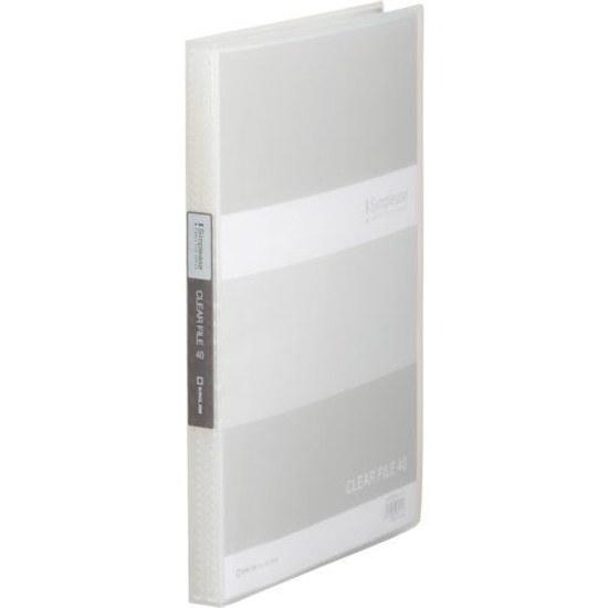 King Jim Clear File Simplease Transparent 40 Pockets A4 Vertical 184TSPW-T