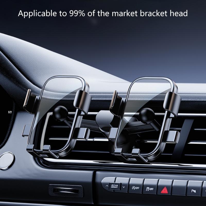 17MM Double Head Car Mobile Holder Accessory With 360 Degree Rotation And Adjustable Viewing Angle For Various Vehicle