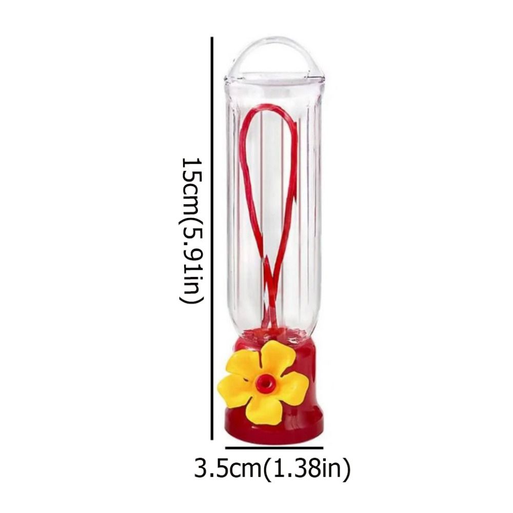 Transparent Hummingbird Feeders Plastic Hanging Bird Feeders Practical   Yard