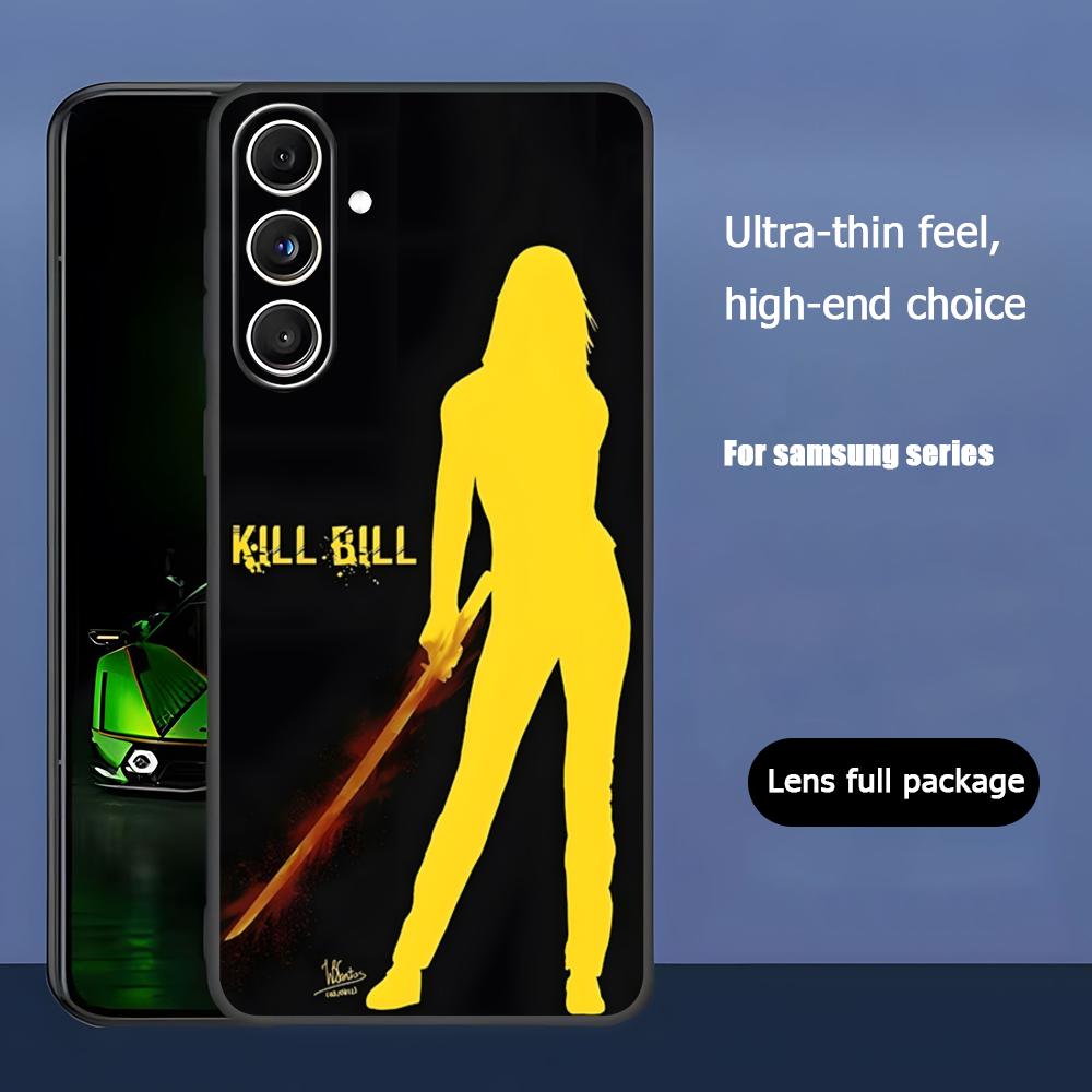 

Popular K-Kill B-Bill Movie Phone Case For Samsung Galaxy S26 S25 S24 S23 S22 S21 Plus Ultra Note20 Soft Black Galaxy S21+ 5G