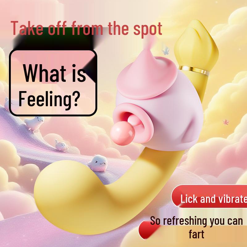 Magic Tongue Licking Vibrator: Clitoral and G-Spot Stimulator for Women