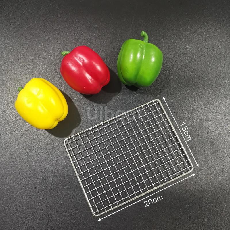 

Прямоугольная квадратная сетка для барбекю из нержавеющей стали 304 Сетка для гриля Антипригарный коврик для выпечки Часть для гриля на открытом воздухе Решетки Сетки для аэрофритюрницы Приготовление