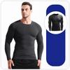Herre treningsskjorter Basketball Sportsklær Løping Yoga Langermet T-skjorte Undertrøye Sykling Treningstopp S M L XL 2XL 3XL