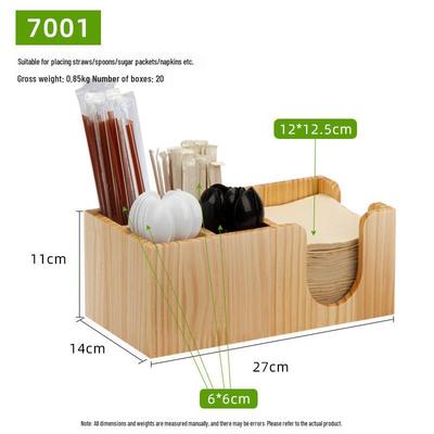 Lijia 5-Compartment Cafe Bar Counter Organizer