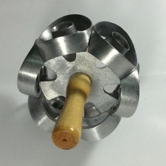 Stainless Steel Donut Mold 6-Cavity Cake Mold for Baking Circle Cookie Cutters Versatile Kitchen Tool for Cookies Biscuits Mini Cakes Snacks Desserts