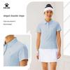 KELME Damen Kurzarm-Poloshirt mit Baumwollgefühl und Schnelltrocknung