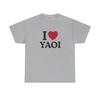 Men I Love Yaoi T-shirs BL Loose Prue Cotton Graphic Print TShirt for Men Women Round Neck Short Sleeved T-shirt Top